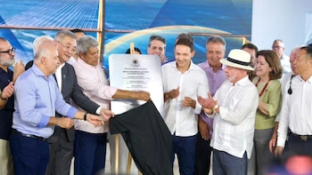 Comenzaron las obras del mayor puente latinoamericano sobre el mar en Brasil