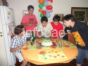 Uno de los festejos de