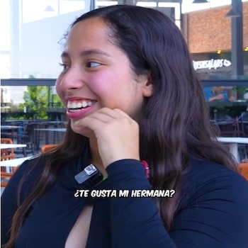 La joven le preguntó si