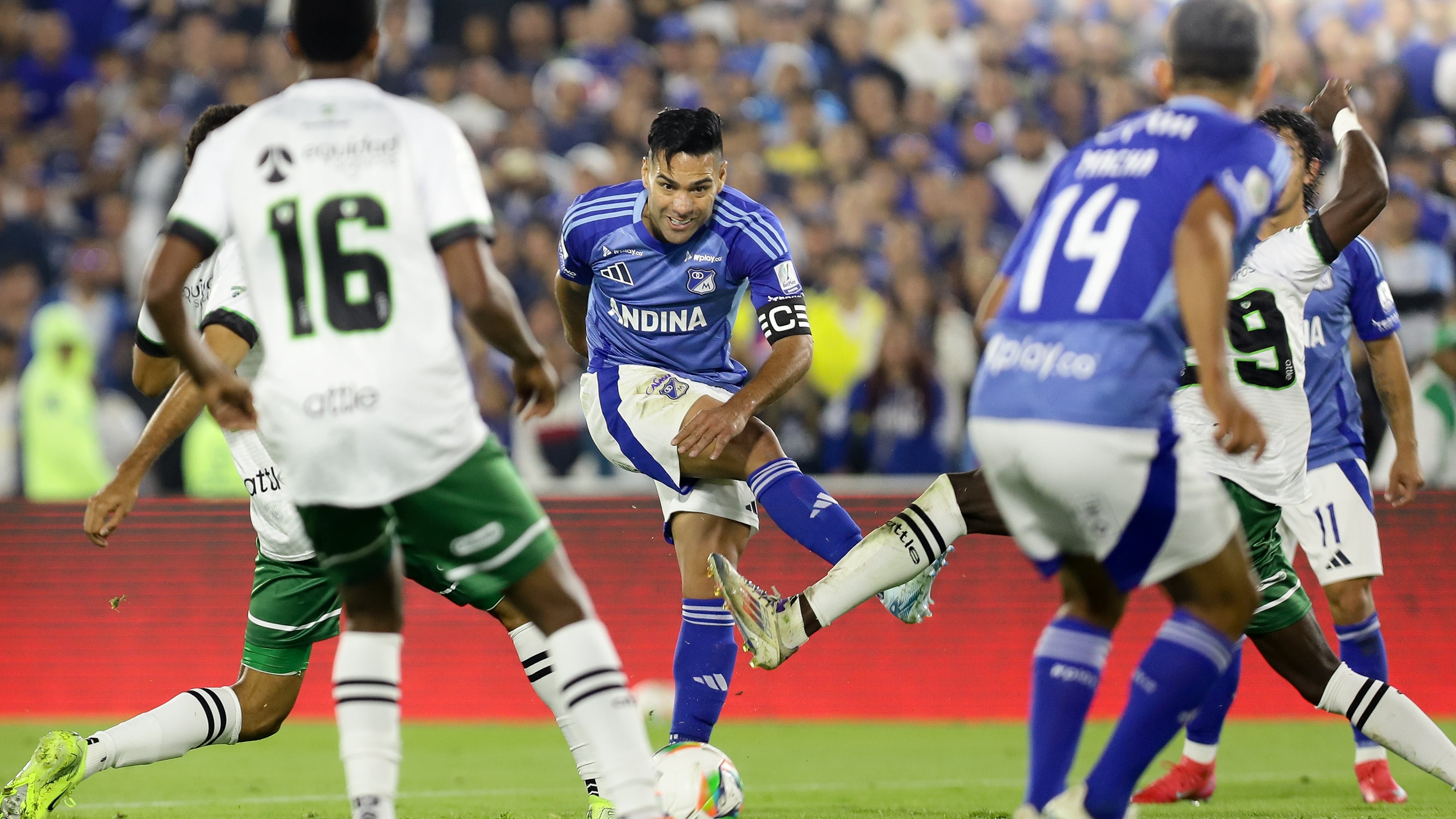 Falcao García debe pagar una suspensión de cuatro fechas en la Liga BetPlay, que se dio en junio de 2025 - crédito Lina Gasca/Colprensa