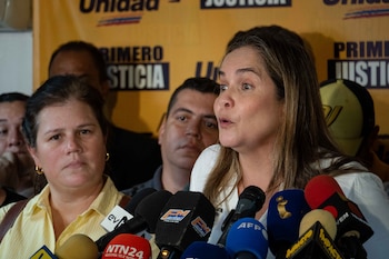 La presidenta de Primero Justicia,