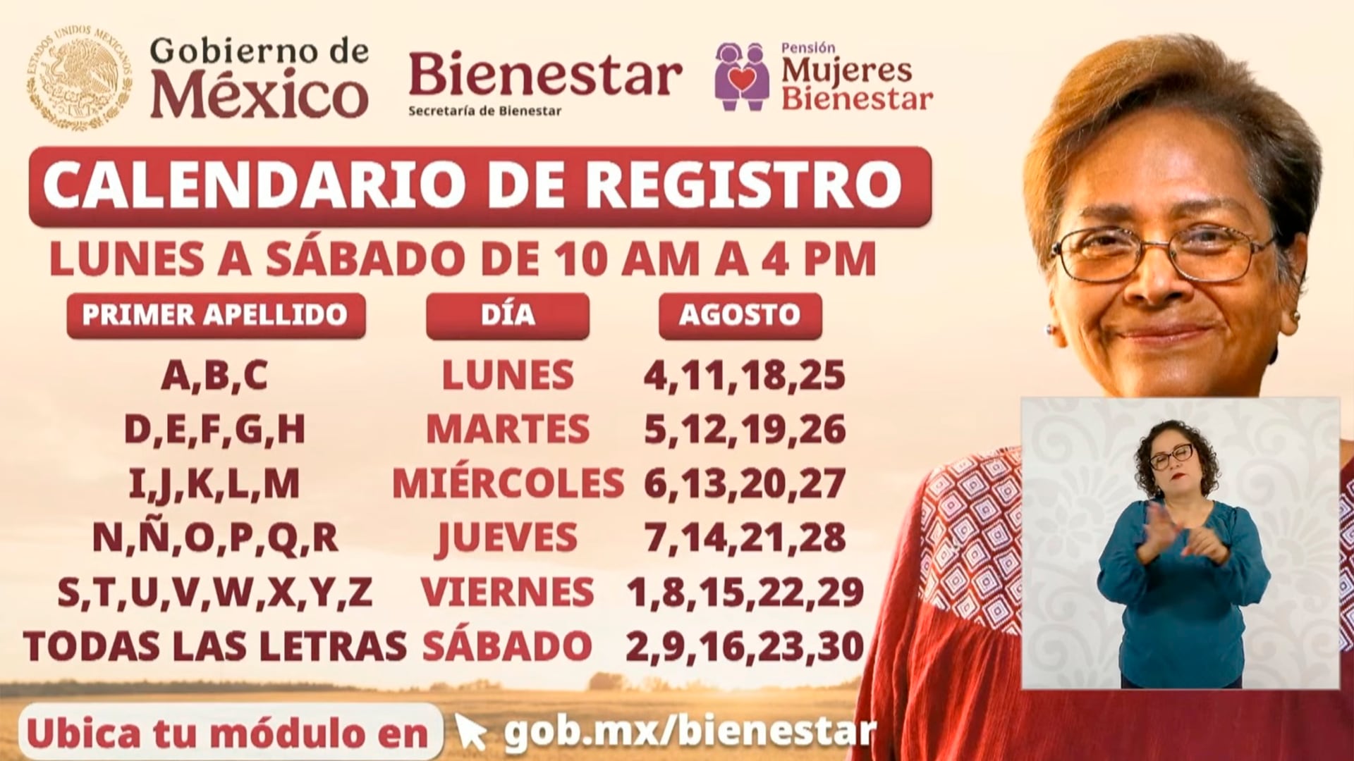 Las autoridades ya dieron a conocer el calendario oficial
