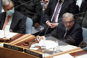 El presidente de México, Andrés