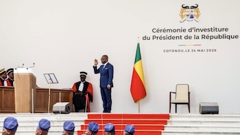 Romual Wadagni jura como presidente de Benín