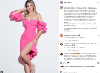 Evelyn Vela dedica emotivo mensaje de cumpleaños a su hija Anne. (Fuente: Instagram @evelynvelaa)
