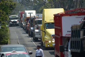 La Segob llegó a un acuerdo con la AMOTAC que cancela, al menos, la manifestaciíon prevista para el 24 de junio. FOTO: ALBERTO ROA /CUARTOSCURO.COM