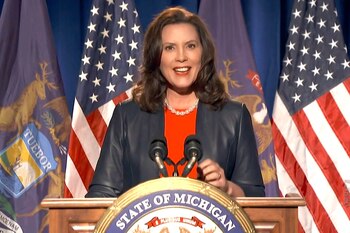 17/08/2020 La gobernadora demócrata del Estado de Míchigan, Gretchen Whitmer.
POLITICA
2020 DNCC / HANDOUT