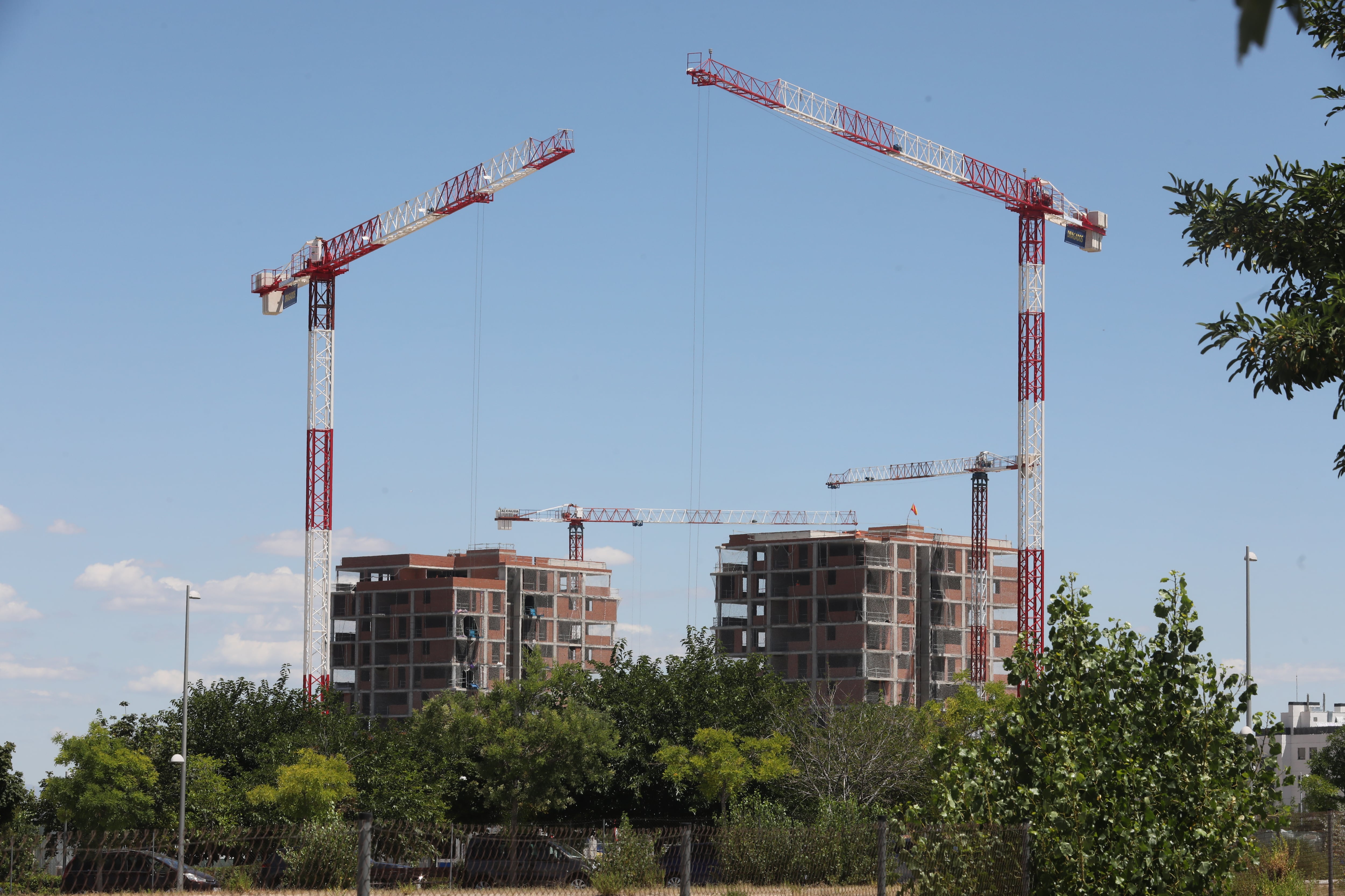 Edificio en construcción en Madrid. (Marta Fernández Jara / Europa Press)