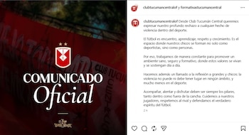 El comunicado de Tucumán Central