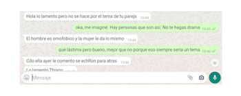 Thiago compartió la explicación de