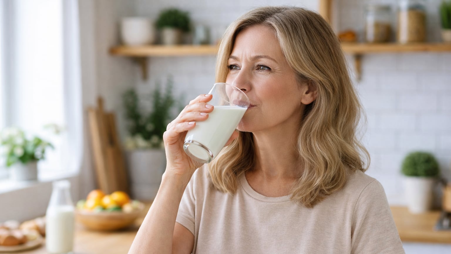 La leche contiene proteínas de alto valor biológico, calcio, fósforo y vitaminas esenciales como la A, D y B12, fundamentales para adultos y mayores (Imagen Ilustrativa Infobae)