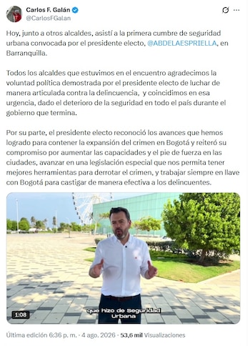 - crédito @CarlosFGalan/X