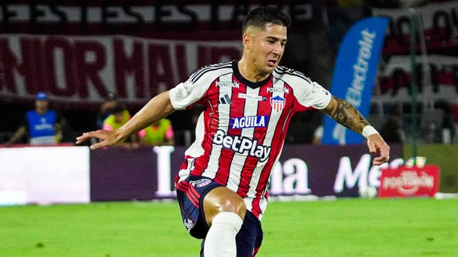 Guillermo Paiva es uno de los jugadores de Junior en la Superliga frente a Santa Fe - crédito Junior FC