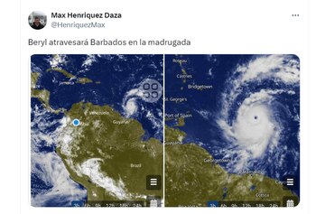 El meteorólogo no solo alertó