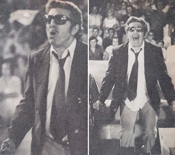 Un Ángel Labruna completamente desbordado