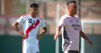 Piero Cari dejó los entrenamientos de Alianza Lima para disputar amistoso con la selección peruana sub 20.