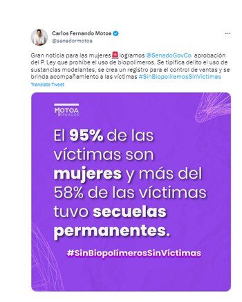 La nueva ley dispone la