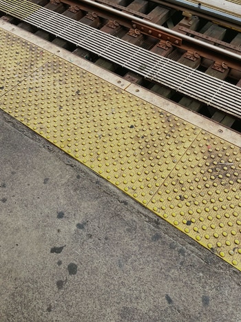 Detalle de la franja táctil