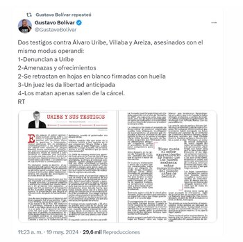 Gustavo Bolívar señaló que los