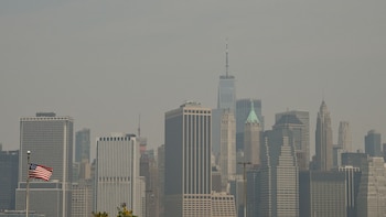 Nueva alerta por la calidad del aire en el área de la ciudad de Nueva York debido al humo de los incendios forestales canadienses