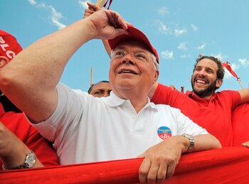 En la imagen, el excanciller