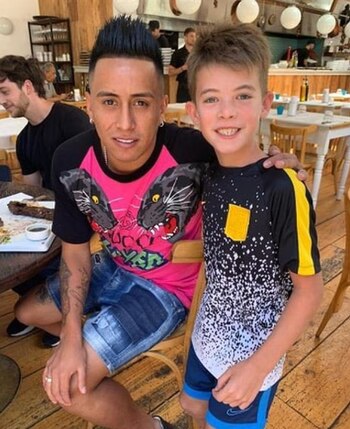 La foto de Christian Cueva