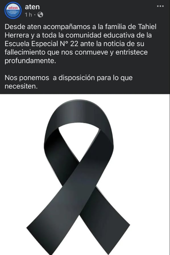 La asociación educativa de la provincia le dedico un mensaje de despedida (Instagram)