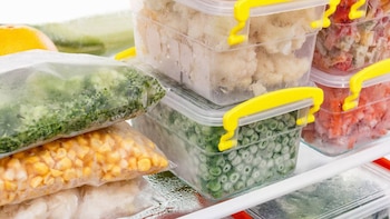 La congelación de algunos alimentos