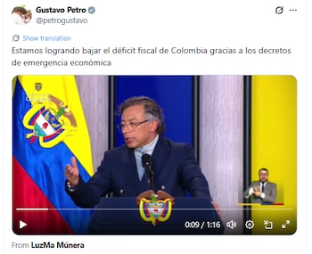 Este fue el mensaje que