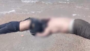 Así quedaron dos de los