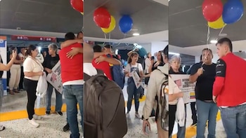 La familia aprovechó el momento