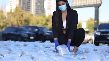Un gendarme en ejercicio y