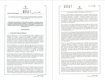 La Resolución 0961 abarcaba más de 483.000 kilómetros cuadrados distribuidos en diez departamentos de Colombia - crédito Ministerio de Medio Ambiente
