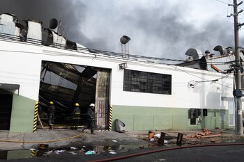 Así quedó la fachada de