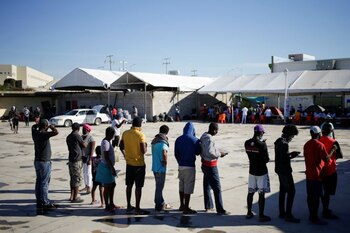 La caravana migrante salió en