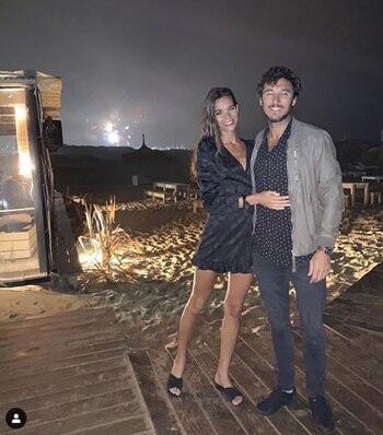 Pico Mónaco despidió el 2019 junto a su novia Diana Arnopoulos (Foto: Instagram)