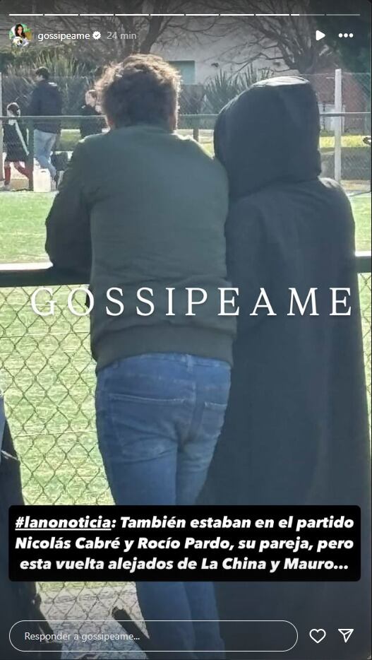 Un evento deportivo reunió a la China Suárez con Nicolás Cabré y sus respectivas parejas en un clima de cordialidad