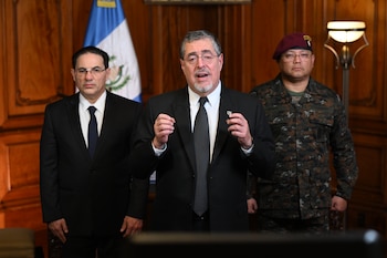 Recientemente el mandatario guatemalteco, Bernardo