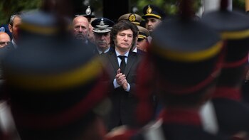 El acto de Javier Milei