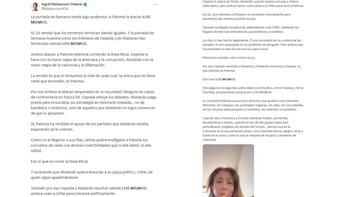 Ingrid Betancourt denunció campaña coordinada contra Paloma Valencia y cuestiona roles de Iván Cepeda y Abelardo de la Espriella - crédito @IBetancourtCol/X