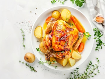 Una versión de pollo a