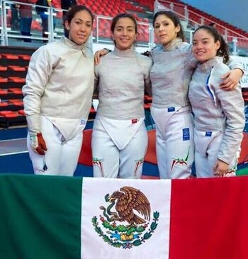 Paola Pliego competía para México