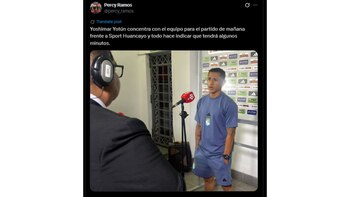 Yoshimar Yotún concentra con Sporting