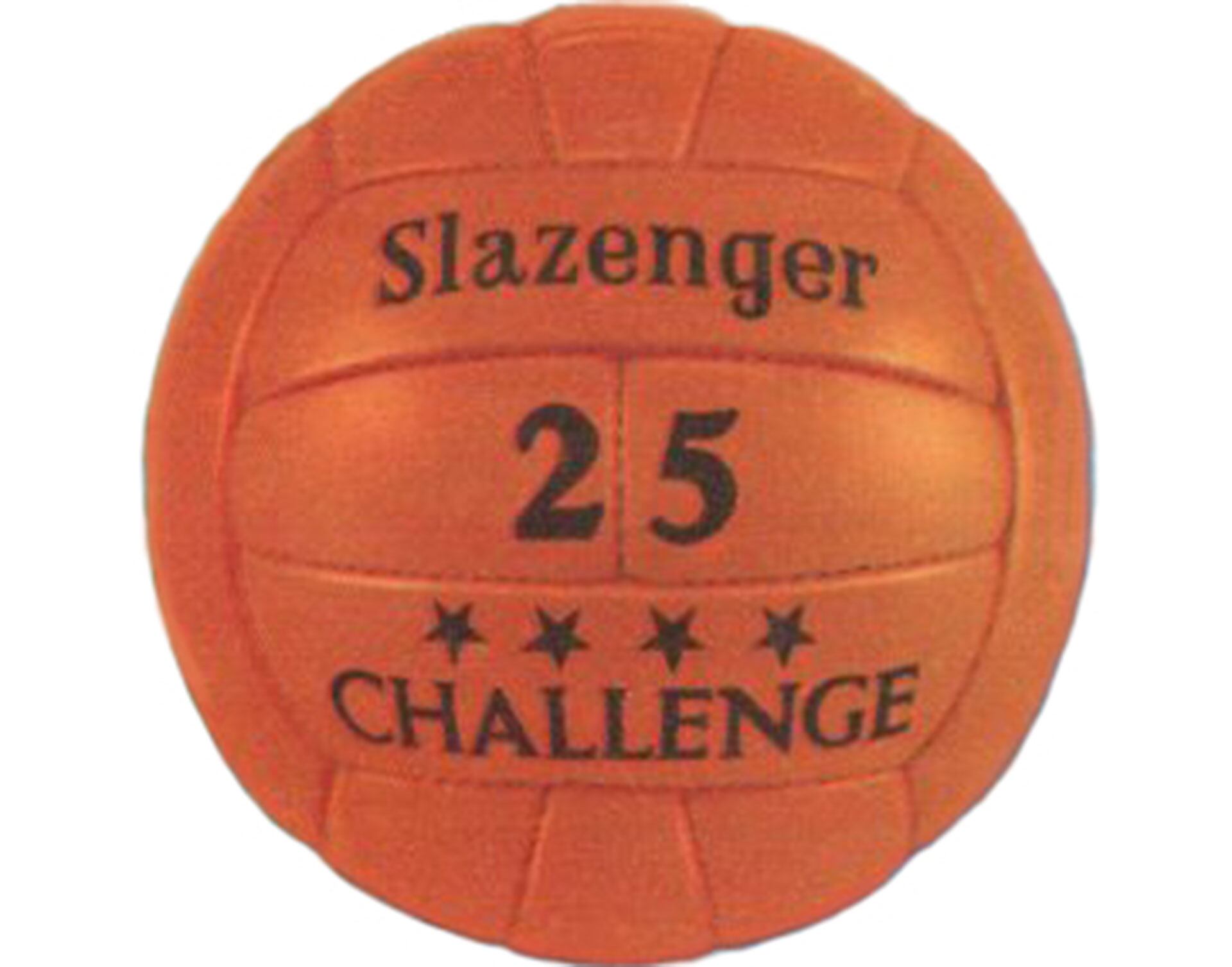 Volvieron los gajos rectangulares de color naranja, amarillo y blanco; se fabricaron 300 balones para el Mundial. Fue el primero manufacturado por una multinacional: Slazenger. Tuvo como reserva a Santiago