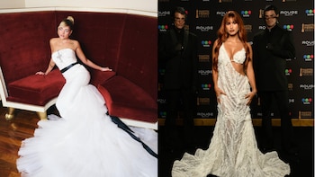 Marta Fort homenajeó a su padre Ricardo en el Martín Fierro de la Moda y Juli Poggio se convirtió en Susana Giménez