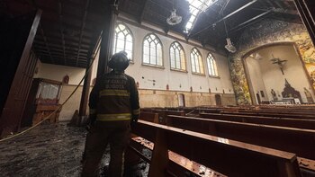 Así fue el impresionante incendio