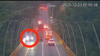 Todo quedó en video: conductor