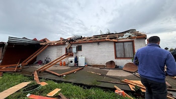 Un tornado arrasó varias viviendas en el sur de Chile con vientos de hasta 178 kilómetros por hora