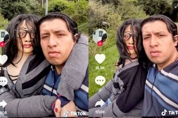 Bogotano novia de trapo