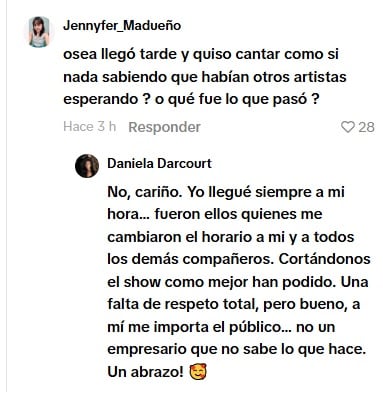 Daniela Darcourt responde tras video viral en Barcelona: “Yo llegué siempre a mi hora”. TikTok